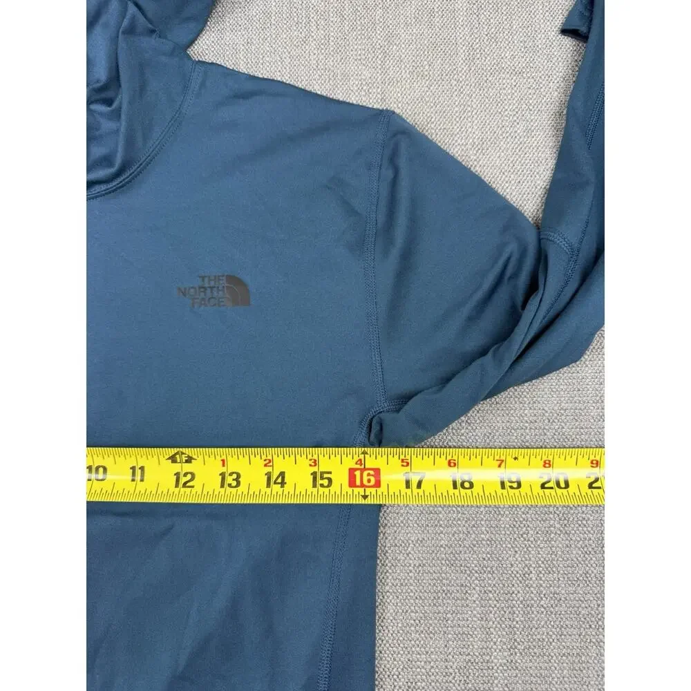 The North Face FlashDry Hoodie Men’s Small Blue Performance Pullover Stretch
